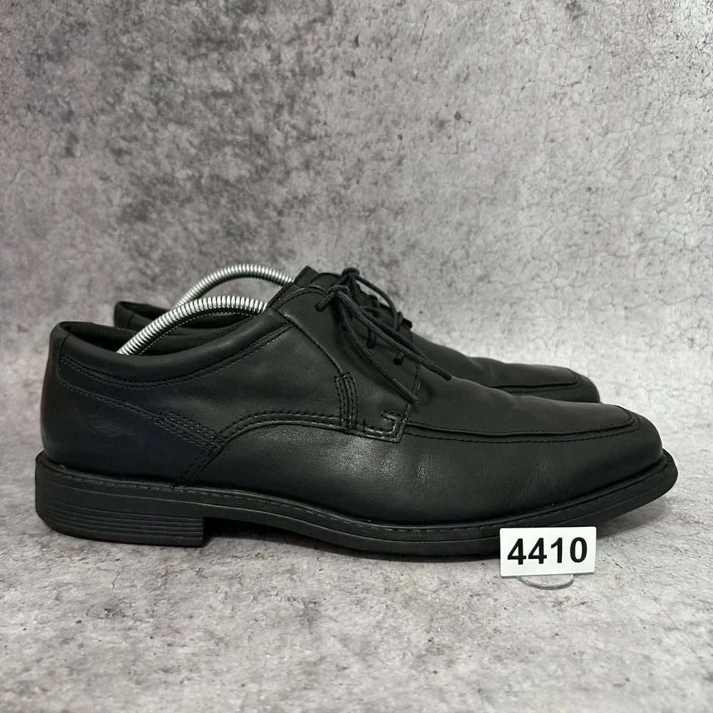 Bostonian Ipswich Apron Oxford Mens 11.5 Black Dress Shoes Leather LaceUp